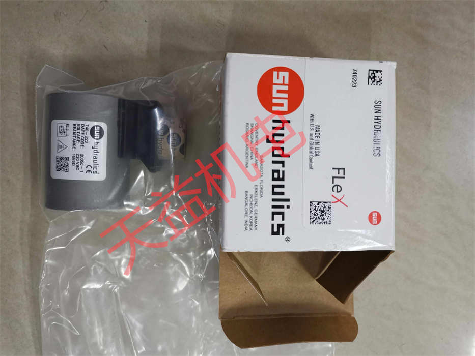 天益机电供应 SUN 插装阀   线圈740223